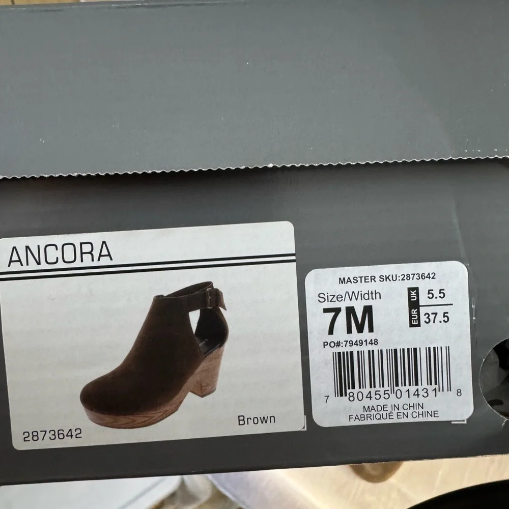 Ancora nubuck wedges - Picture 2 of 9